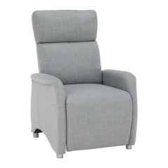 Fotel rozkładany, szara tkanina, FOREST