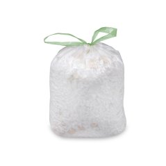 Sac de deșeuri 60L retractabil alb 63x73cm 10pcs