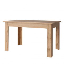 Sklopivi stol, hrast wotan, 132-175x80 cm, MORATIZ
