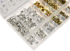 Set votlih aluminijastih in jeklenih kovic M3-M10, 300-delni, GEKO