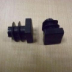 Záslepka 80x40 mm čierna