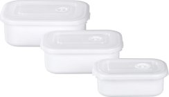 Zestaw śniadaniowy MagicHome MB41, prostokątny, otwierana pokrywa, 3 szt., 700/1300/2100 ml