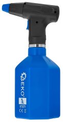 Pulverizator fără fir 1 litru, baterie 3.7V / 2000mAh, albastru deschis, GEKO