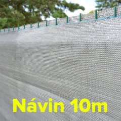 Siatka przeciwsłoneczna 1x10 m SZARY HDPE150g/80% GARDENKUS
