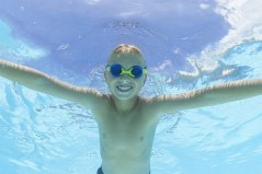 Okuliare Bestway® 21065, Lightning Pro Goggles, mix farieb, plavecké