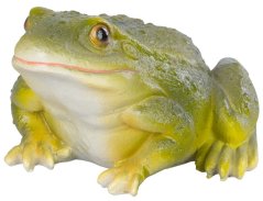MagicHome Dekoration, Frosch, Polyresin, 15,3x13,7x9 cm (akce)