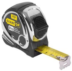 Metr GIANT CR-G44, 5 m, 25 mm, dutý, Chrome / Nylon