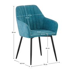 Designer-Sessel, grün/schwarz, VAJRO