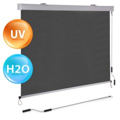 Vertikálna rolovacia markíza s kľukou, balkón, terasa, altánok, béžová, MultiGarden