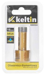 Vrták diamantový korunkový, závit M14 do uhlovej brúsky priemer 16 mm, GEKO