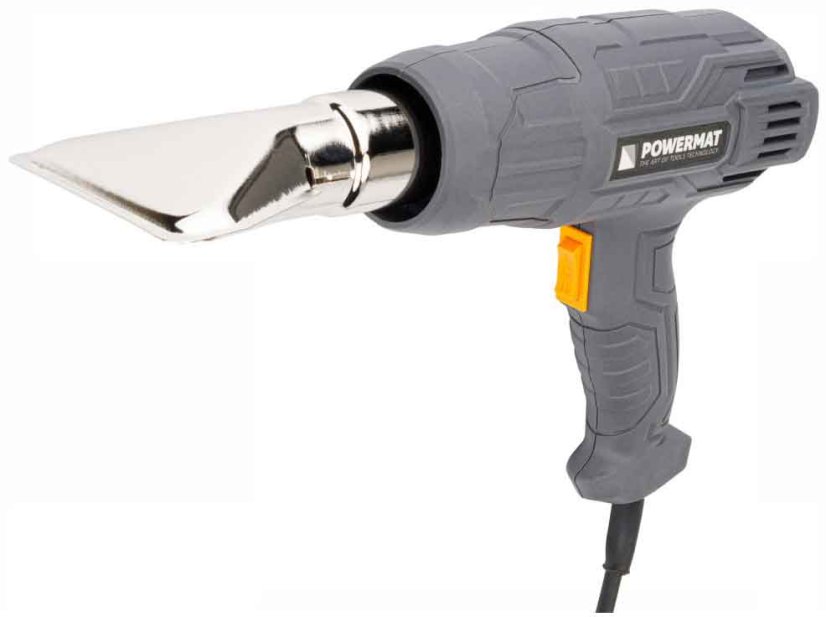 Heißluftpistole 1.000/2.000 W, 4 Düsen, 2 Temperaturstufen, 300/600 C°, POWERMAT