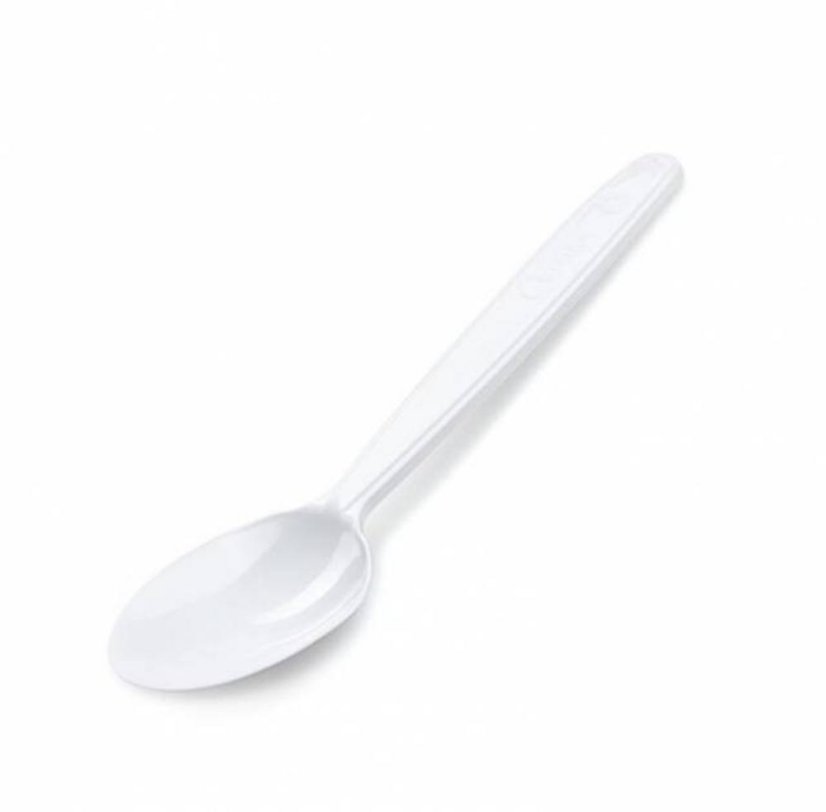 Löffel (PP) für den Mehrfachgebrauch weiß 18,5 cm, 50 Stück KLC