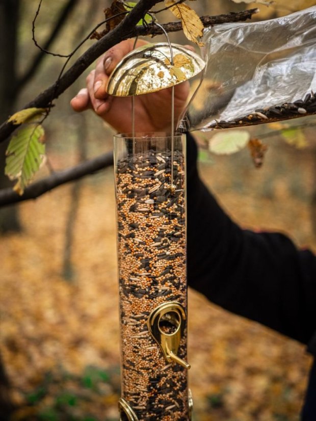 Futterspender Strend Pro, für Vögel, 7x44cm, 430 ml, Kunststoff