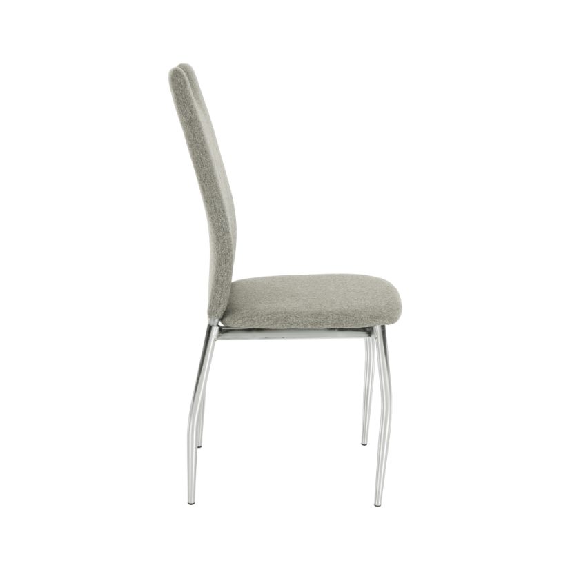 Esszimmerstuhl, Highlight Beige/Chrom, OLIVA NEU