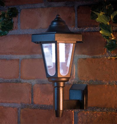 Strend Pro Lampă de perete, solară, 1x LED, pentru perete/gard, 16,5x16,5x30 cm
