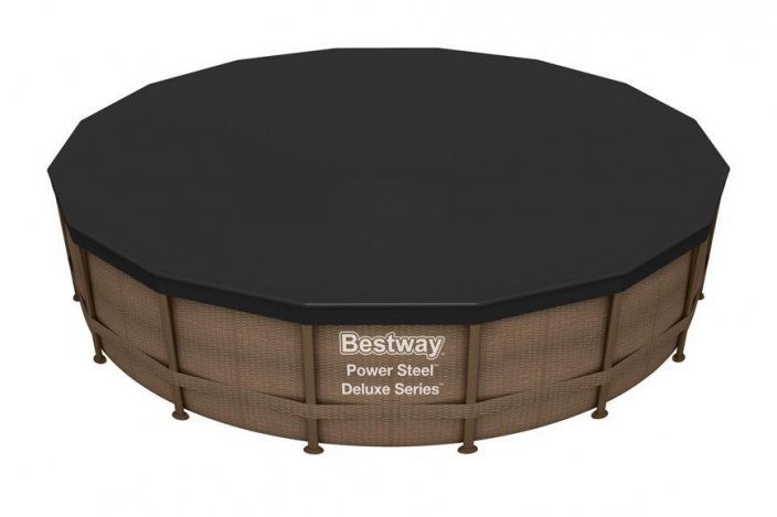 Bestway® FlowClear™ ponyva, 58249, fekete, medence, 4,88 m