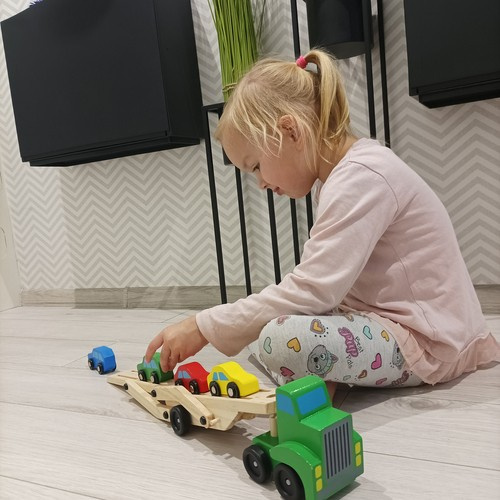 Lesen tovornjak - komplet traktor + avto 22698