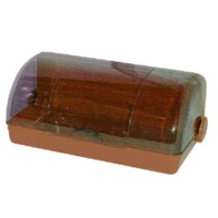 Chlebník plastový 43x25xh17,7 cm mix KLC