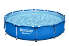 Basen Bestway® Steel Pro™, 56681, pompa, 3,66x0,76 m (akce)