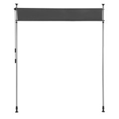 Sťahovacia markíza s kľukou, nastaviteľná výška, antracitová MultiGarden