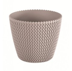 Blumentopf UH o160mm SPLOFY mocca Höhe 132mm KLC