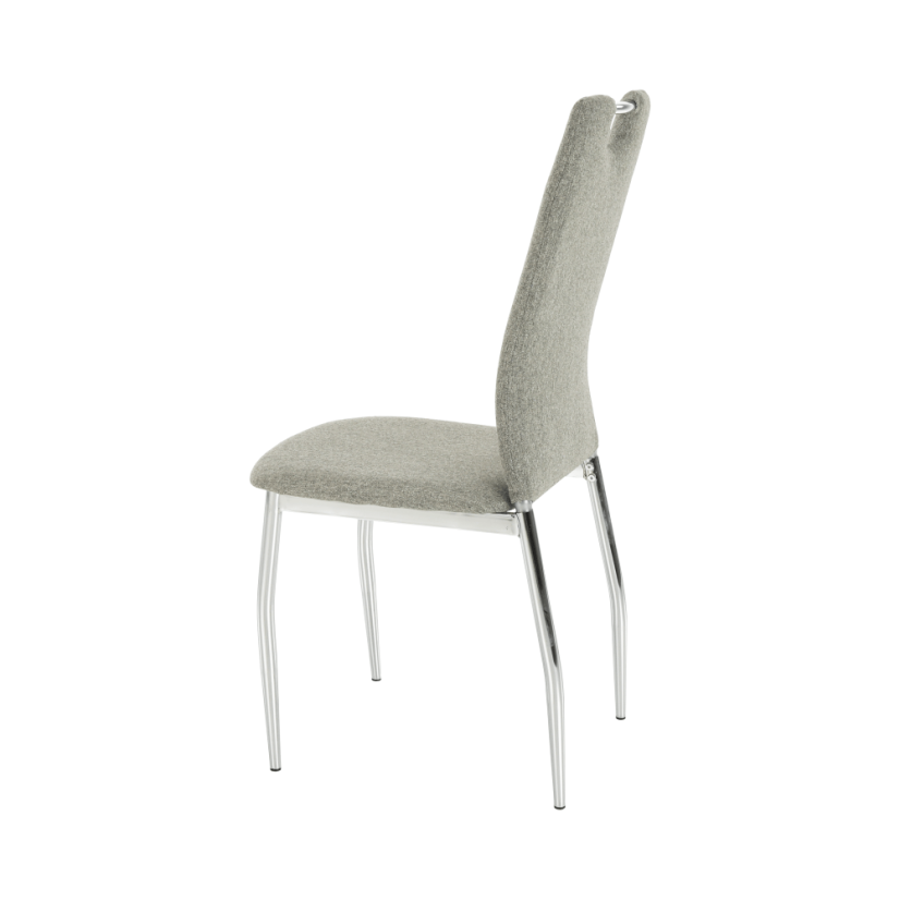 Esszimmerstuhl, Highlight Beige/Chrom, OLIVA NEU
