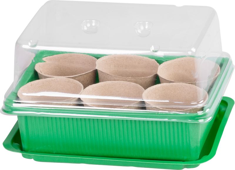 Mini parenisko Strend Pro, set od 18 komada, 12 transplantata, 20x14,5x6 cm