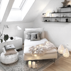 Umjetno krzno, bež, 60x90, EBONY TIP 2