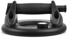 Vakuum-Aluminium-Saugnapf für Glas mit Manometer 1 x 200 mm, Tragkraft 120 kg, HART