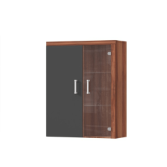Hängevitrine, Pflaume/Graphitgrau, CHERIS 4