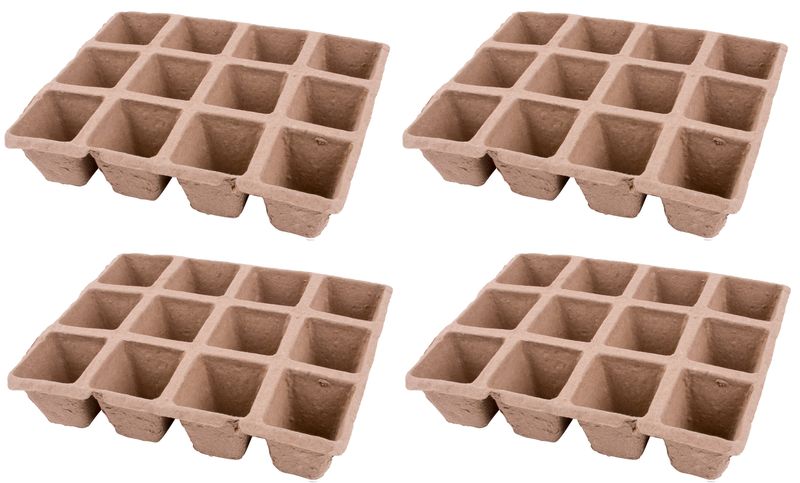 Sadilica Strend Pro Herrison P1002, papir, 12 presadnica, pak. 4 kom., 210x170x45 mm