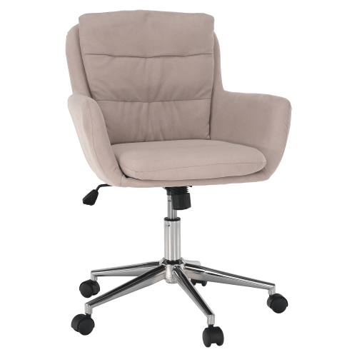 Krzesło biurowe, beżowa tkanina, KAILA