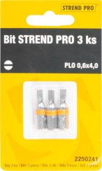Bit Strend Pro Plochý 0,6x4,0, bal. 3 ks