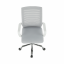 Krzesło biurowe, biały/szary, CAGE