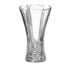 Váza ORION X 250mm, čiré sklo BOHEMIA