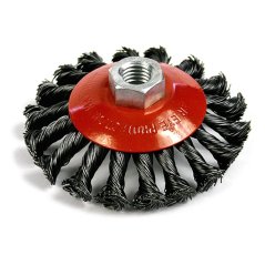 Kartáč Strend Pro TCB-504 100 mm, okružní, miskový, copánkový, M14x2, drát 0.5 mm