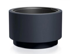 Virágcserép UH o468 mm HEOS antracit magasság 295 mm betéttel