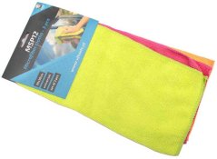 Set Mikrofasertücher, 3 Stück, 30 x 30 cm, XL-TOOLS