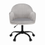 Krzesło biurowe, Tkanina Velvet jasnoszary/czarny, EROL