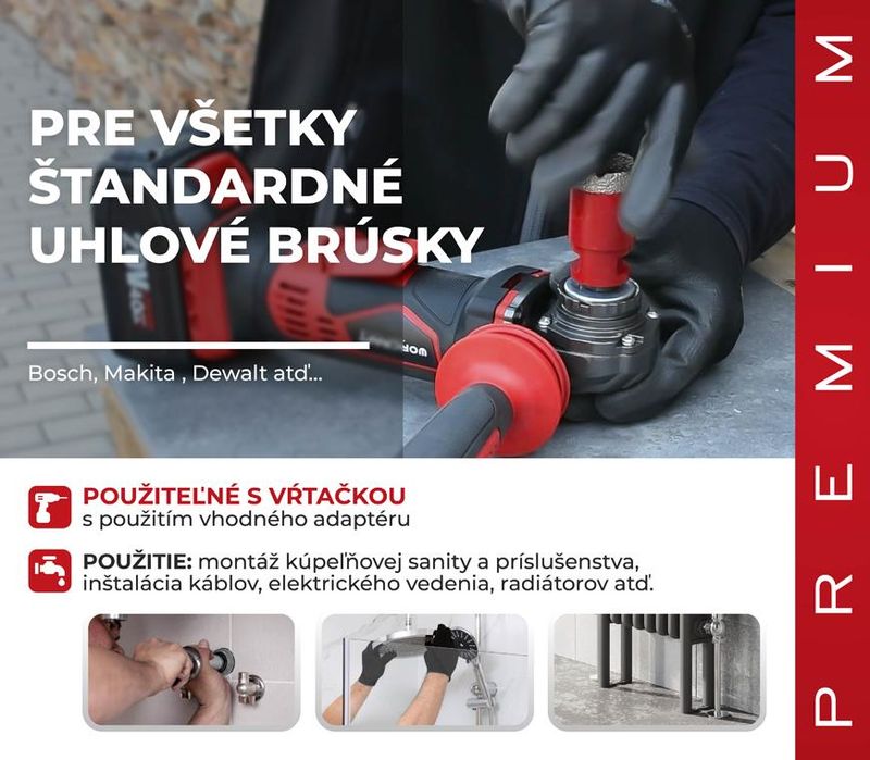 Rezalnik Strend Pro Premium DCB11, 105 mm, M14, kronski, diamantni, profesionalni (akce)