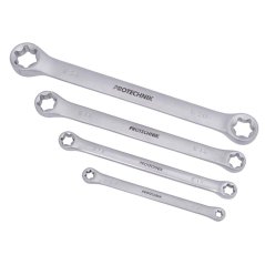 Satz TORX-Steckschlüssel E6-E24, 4-teilig, Stoffhülle, XL-TOOLS