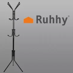 Vešiak 170 cm - čierny Ruhhy 23815