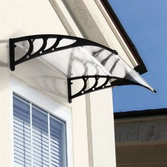 Copertină pentru ușă 120x100 cm din policarbonat (ofertă specială)