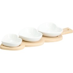 Porcelánová servírovací sada 4 ks Porcelánová servírovací sada 4 ks