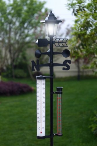 Vremenska postaja SWS29, 158 cm, dežemer, termometer, solarna svetilka, smer vetra