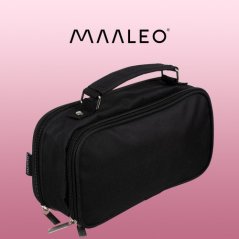 Dvojna zložljiva peresnica - črna Maaleo 24516 (akce)