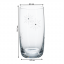 TEMPO-KONDELA SNOWFLAKE DRINK, poháre na vodu, set 4 ks, s kryštálmi, 460 ml