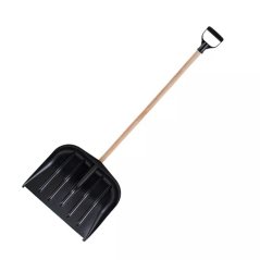 Strgalo/lopata za sneg, plastika, 46 cm, z ročajem KLC