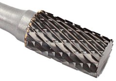 Technischer Zylinderfräser 10 x 20 mm, Länge 60 mm, TYP A, Schaft 6 mm, XL-TOOLS