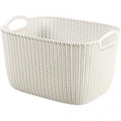 Basket Curver® KNIT 8 lit., fehér, 22x30x17 cm